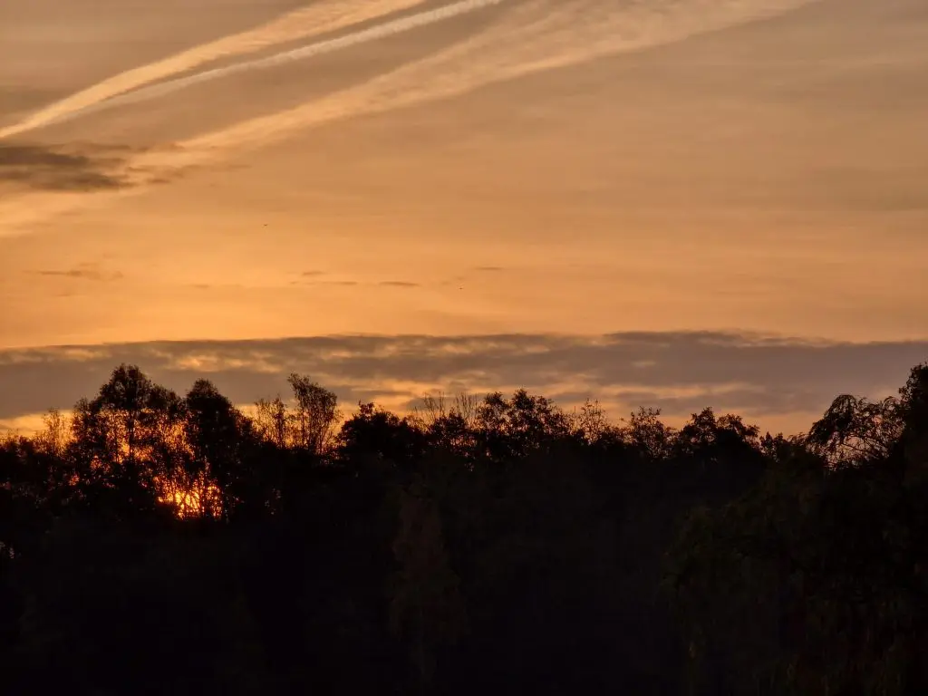 Sonnenaufgang III am Nymphensee Oktober 2022