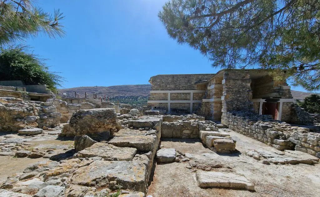 Palast von Knossos - Außenbereich III